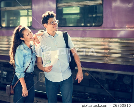 Couple Travel Destination Journey Togetherness Concept 26860810