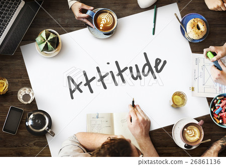 Positive Attitude Life Simple Concept 26861136