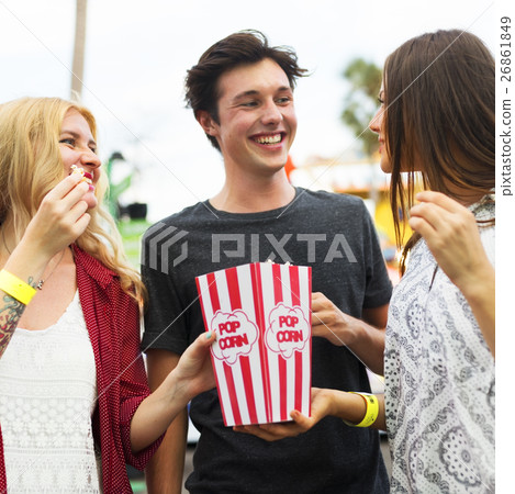 Amusement Carnival Theme Park Funfair Festival Concept 26861849