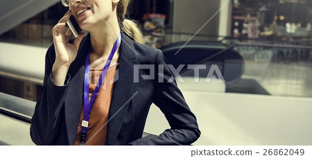 Businesswoman Vision Strategy the Way Forward Concept 26862049