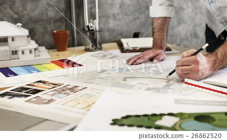 Design Studio Architect Creative Occupation Blueprint Concept Design Studio Architect Creative Occupation Blueprint Concept 26862520