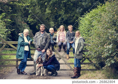 Family Generations Parenting Togetherness Relaxation Concept 26862804