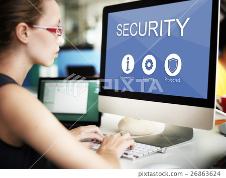 Privacy Security Data Protection Shield Graphic Concept 26863624