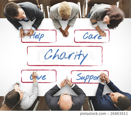 Community Donations Fundraising Volunteer Concept 26863811