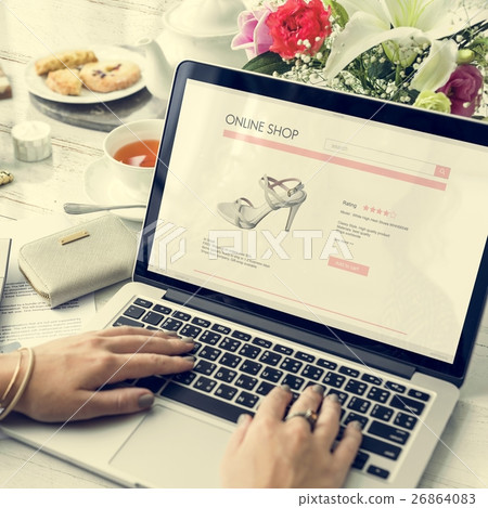 Shopping Commercial Online Internet Concept 26864083