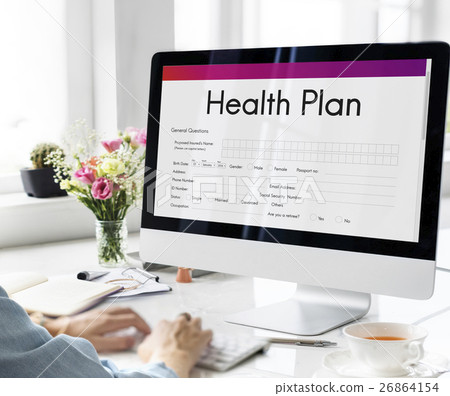 Health Plan Treatment Medical Document Form Concept Health Plan Treatment Medical Document Form Concept 26864154