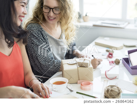 Gift Present Sale Trendy Woman Buying Concept Gift Present Sale Trendy Woman Buying Concept 26864162