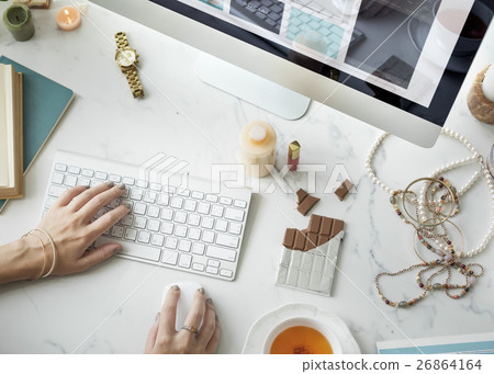 Shopping Internet Digital Connection Networking Concept Shopping Internet Digital Connection Networking Concept 26864164