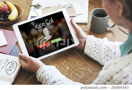 Voice Call Communication Connect Concept Voice Call Communication Connect Concept 26864363