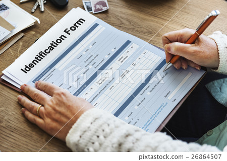 Identification Form ID Taxpayer Document Concept 26864507