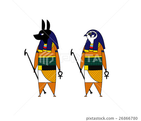 阿努比斯和荷魯斯 插圖素材 26866780 Pixta圖庫