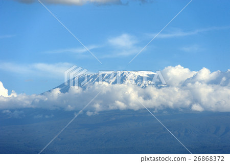 Snow on top of Mount Kilimanjaro Snow on top of Mount Kilimanjaro 26868372