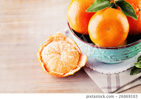 Orange Mandarin Fruit on Wood. Food Background Orange Mandarin Fruit on Wood. Food Background 26869183
