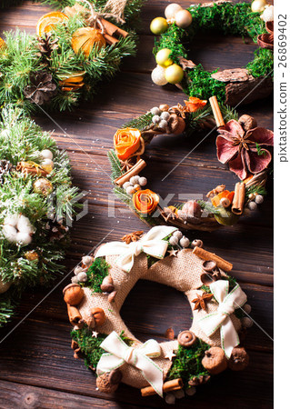 Christmas fair wreathes 26869402