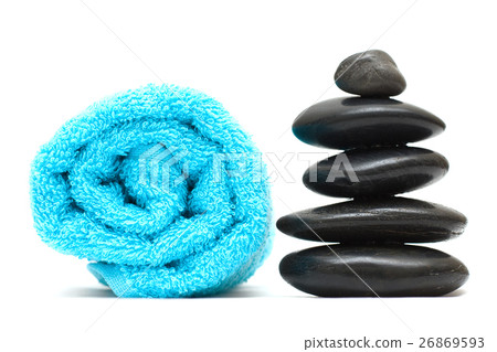 Stone - feng shui concept isolated Stone - feng shui concept isolated 26869593