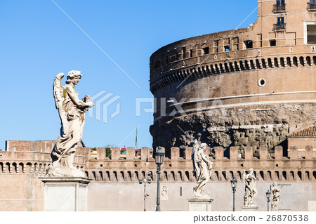 statues of Angels on bridge Ponte Sant Angelo 26870538