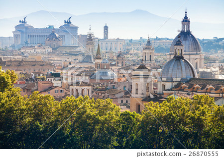 view of historic center of Rome on Capitoline Hill view of historic center of Rome on Capitoline Hill 26870555