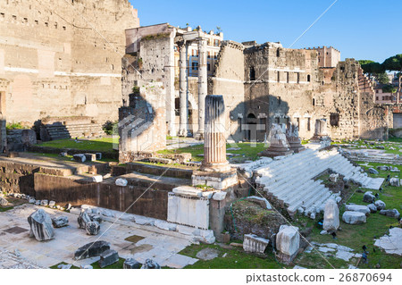 ruins of Forum of Augustus in Rome 26870694