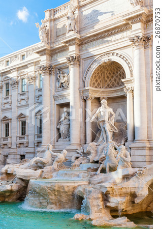 Trevi Fountain in Rome city, Italy 26870753