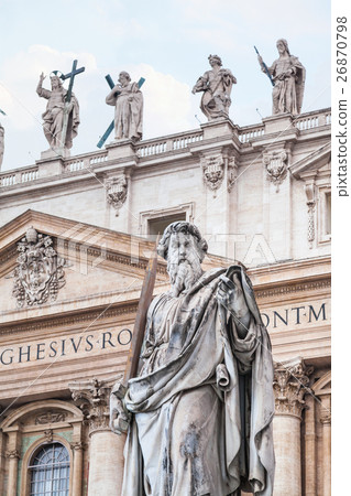 Sculpture Paul the Apostle and St Peter Basilica 26870798