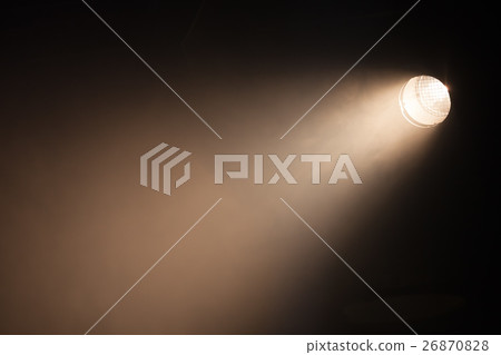 Ray of scenic spot light over dark 26870828