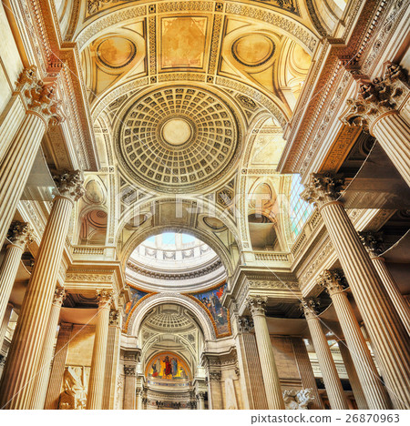 Inside, interior of French Mausoleum 26870963