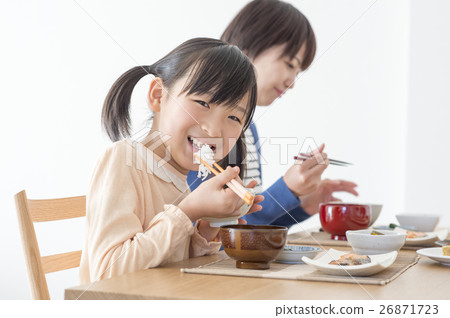 A girl who eats breakfast A girl who eats breakfast 26871723