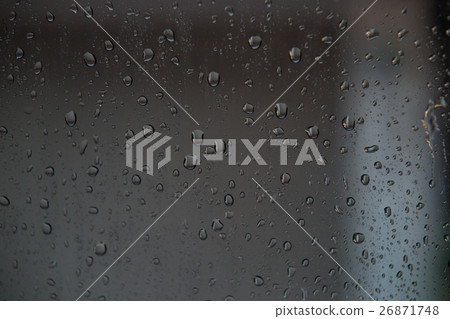 Drop water on the glass. 26871748