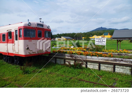 Kamioko station trace and train Kamioko station trace and train 26873720