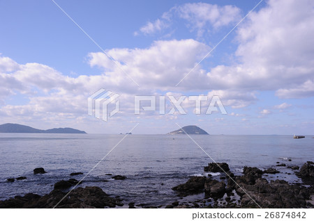 Scenery of Shikajima and Hakata Bay 26874842