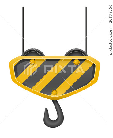 hook crane for building vector illustration 26875150