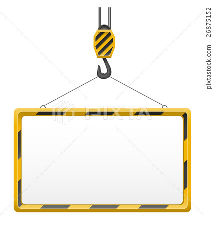 hook crane for building and blank template board  26875152