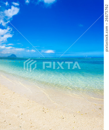 Sandy tropical beach. Sandy tropical beach. 26875762