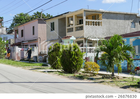 Cuban city skyline in Havana suburbs Cuban city skyline in Havana suburbs 26876830