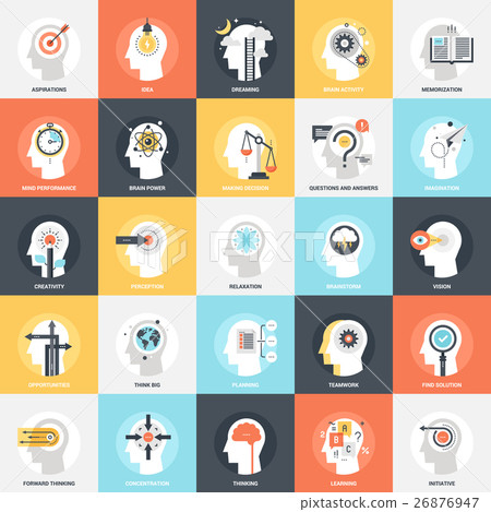 Thinking and brain process 26876947