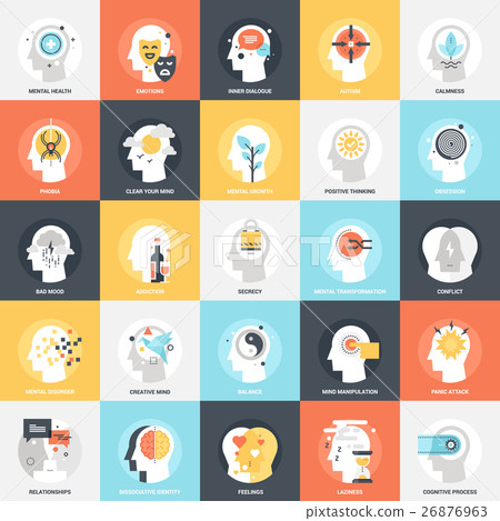 Human Psychology Icons Human Psychology Icons 26876963