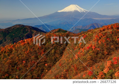 Nabe山和Tanzawa的富士山·秋葉 26877126