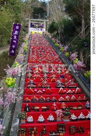 Hina dolls at Tomisaki Shrine (Katsuura City, Chiba Prefecture) Hina dolls at Tomisaki Shrine (Katsuura City, Chiba Prefecture) 26877897