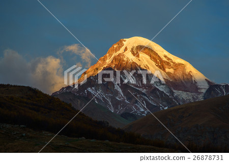 Kazbek at sunrise Kazbek at sunrise 26878731