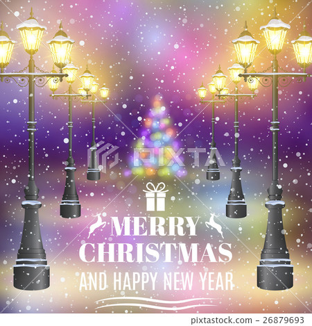 Christmas greeting card. 26879693