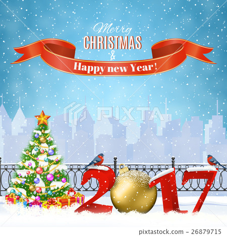 Christmas Winter Cityscape Christmas Winter Cityscape 26879715