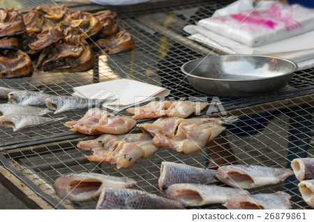 Salted fish (dried fish) in market 26879861