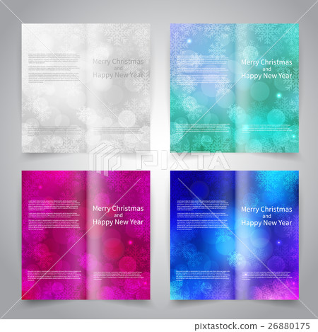 Christmas Brochure design templates 26880175