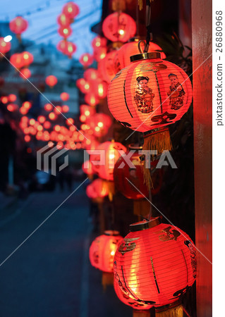 Chinese new year lanterns in chinatown Chinese new year lanterns in chinatown 26880968