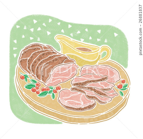 大餐美食插圖 26881837