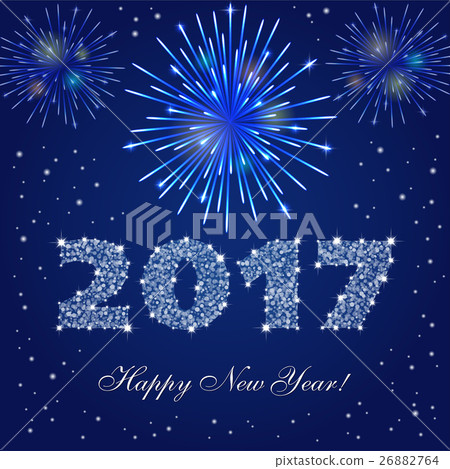 New 2017 Year Fireworks New 2017 Year Fireworks 26882764