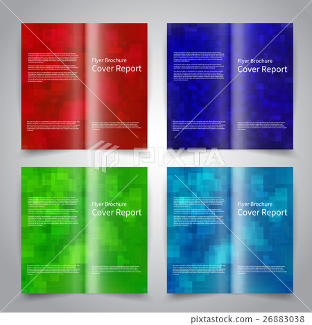 Brochure design templates set 26883038