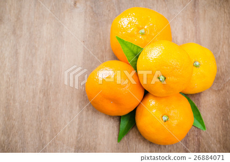 Fresh Delicious and Beautiful Organic Tangerines. 26884071