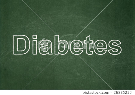 Medicine concept: Diabetes on chalkboard Medicine concept: Diabetes on chalkboard 26885233