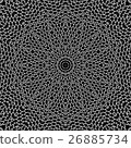 Line art black and white mandala 26885734